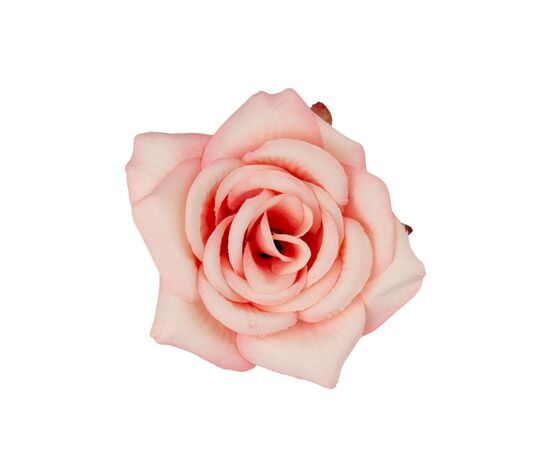 Головка розы, розовая, 7,5 см, изображение 2 ᐒ купить на  ❤ Like7km.com.ua