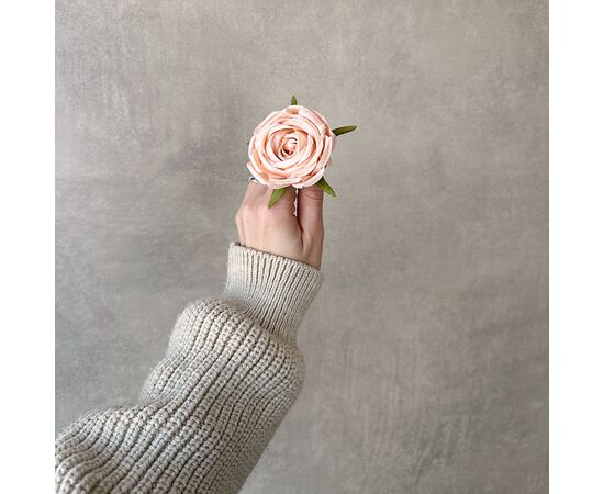 Головка розы, бежевая, 6 см, изображение 4 ᐒ купить на  ❤ Like7km.com.ua