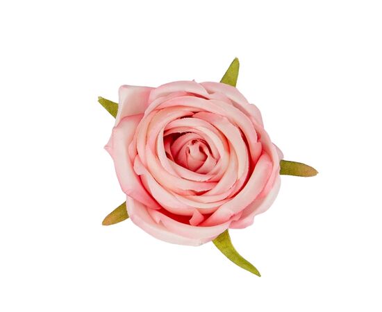 Головка розы, розовая, 6 см, изображение 2 ᐒ купить на  ❤ Like7km.com.ua