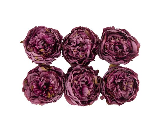 Головка пиона, темно-сиреневая, 11 см., изображение 2 ᐒ купить на  ❤ Like7km.com.ua