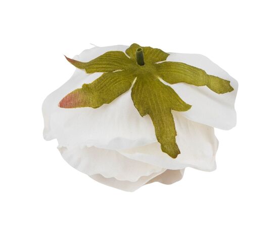 Головка розы, бело-розовая, 10 см, изображение 4 ᐒ купить на  ❤ Like7km.com.ua