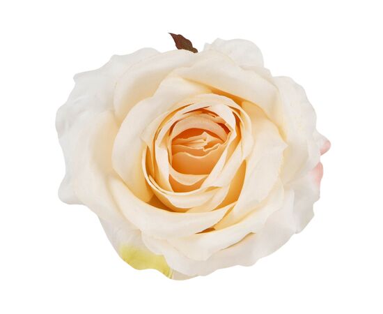 Головка розы, белая, 9 см, изображение 3 ᐒ купить на  ❤ Like7km.com.ua