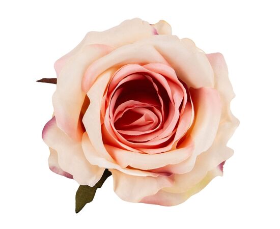 Головка розы, розовая, 9 см, изображение 3 ᐒ купить на  ❤ Like7km.com.ua