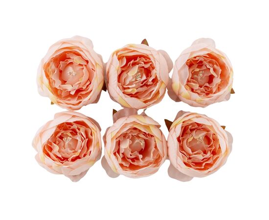 Головка розы, светло-розовая, 8 см, изображение 2 ᐒ купить на  ❤ Like7km.com.ua