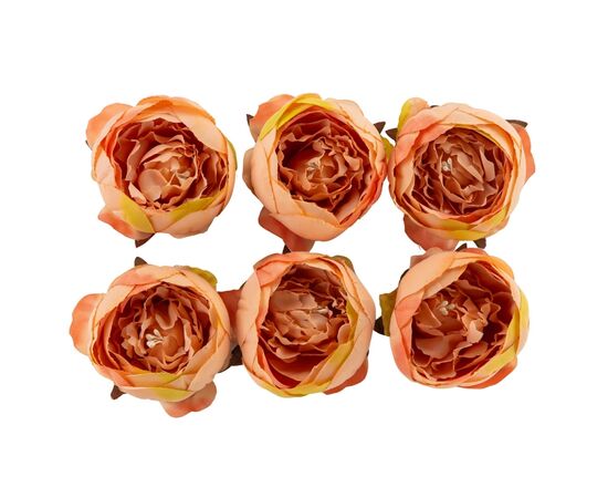 Головка розы, бежевая, 8 см, изображение 2 ᐒ купить на  ❤ Like7km.com.ua