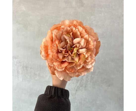 Головка пиона, бежевая, 17 см, изображение 5 ᐒ купить на  ❤ Like7km.com.ua