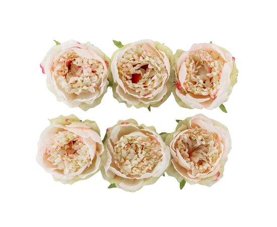 Головка пиона, розово-зеленая, 9 см, изображение 2 ᐒ купить на  ❤ Like7km.com.ua