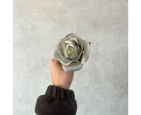 Головка розы, голубая, 8 см, изображение 5 ᐒ купить на  ❤ Like7km.com.ua