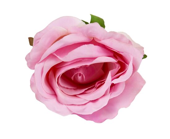 Головка розы, розовая, 9 см, изображение 3 ᐒ купить на  ❤ Like7km.com.ua