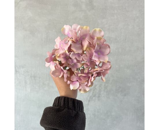 Головка гортензии, светло-сиреневая, 13 см, изображение 5 ᐒ купить на  ❤ Like7km.com.ua
