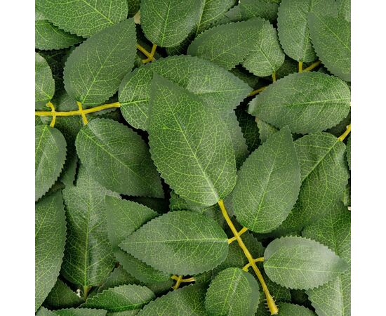 Искусственные листья розы, зелёные, 250 г, изображение 2 ᐒ купить на  ❤ Like7km.com.ua