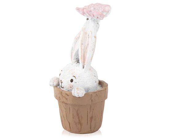 Фигурка "Кролик в вазоне", 13 см, изображение 2 ᐒ купить на  ❤ Like7km.com.ua