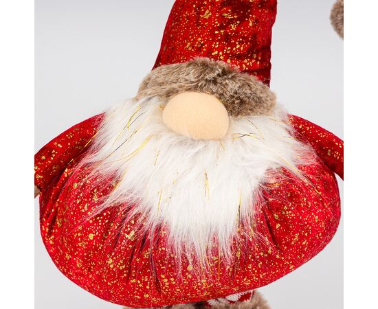 Фигурка телескопическая "Празднечный гном", 60 см, изображение 3 ᐒ купить на  ❤ Like7km.com.ua