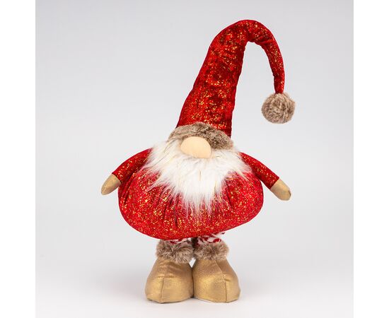 Фигурка телескопическая "Празднечный гном", 60 см, изображение 6 ᐒ купить на  ❤ Like7km.com.ua