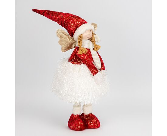 Фигурка телескопическая с подсветкой "Девочка-гномик в красном", 70 см, изображение 4 ᐒ купить на  ❤ Like7km.com.ua