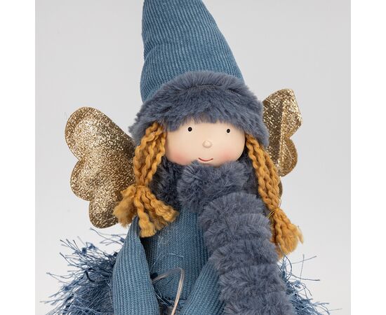 Фигурка телескопическая с подсветкой "Девочка-гномик в голубом", 50 см, изображение 3 ᐒ купить на  ❤ Like7km.com.ua