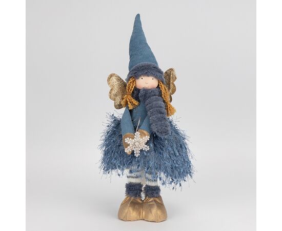 Фигурка телескопическая с подсветкой "Девочка-гномик в голубом", 50 см, изображение 6 ᐒ купить на  ❤ Like7km.com.ua