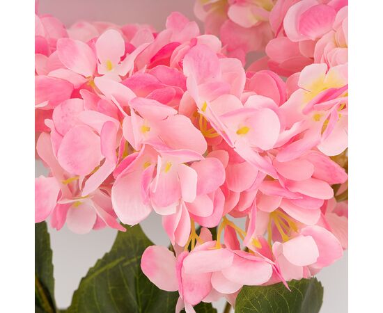 Букет гортензий, 5 бутонов, розовый, 48 см, изображение 2 ᐒ купить на  ❤ Like7km.com.ua