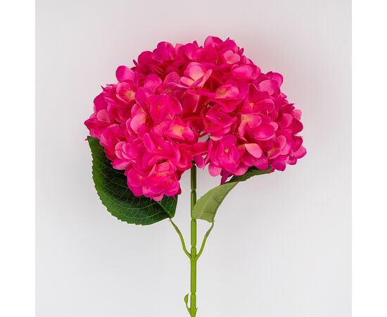 Искусственная гортензия, ярко-розовая, 67 см, изображение 2 ᐒ купить на  ❤ Like7km.com.ua