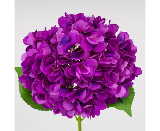 Искусственная гортензия, фиолетовая, 67 см, изображение 3 ᐒ купить на  ❤ Like7km.com.ua