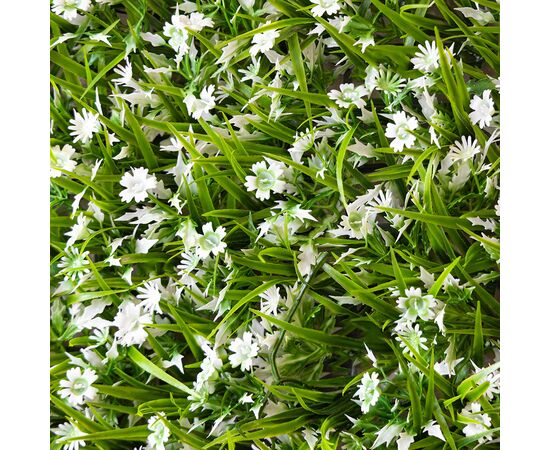 Искусственный фитомодуль "Белый цвет", 60*41 см СПАСЕННАЯ ПОЗИЦИЯ, изображение 5 ᐒ купить на  ❤ Like7km.com.ua