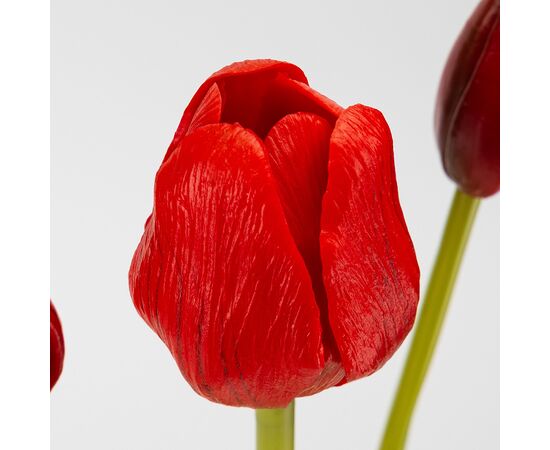 Букет латексных тюльпанов, 7 бутонов, красный, 48 см, изображение 3 ᐒ купить на  ❤ Like7km.com.ua