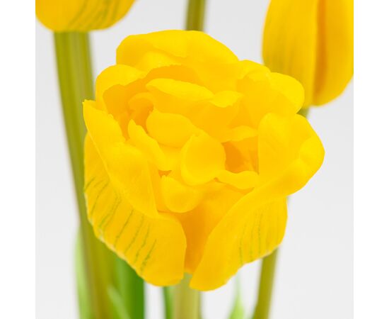 Букет латексных тюльпанов, 5 бутонов, желтый, 49 см, изображение 3 ᐒ купить на  ❤ Like7km.com.ua