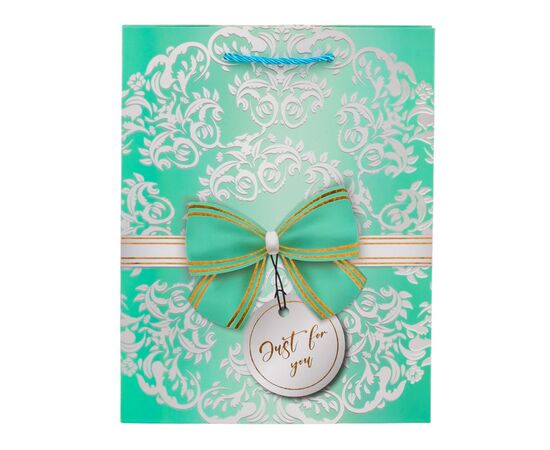 Подарочный пакет "Элегантный бант", 18*23 см * Рандомный выбор дизайна, изображение 2 ᐒ купить на  ❤ Like7km.com.ua