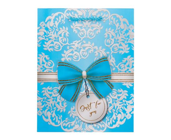 Подарочный пакет "Элегантный бант", 18*23 см * Рандомный выбор дизайна, изображение 3 ᐒ купить на  ❤ Like7km.com.ua