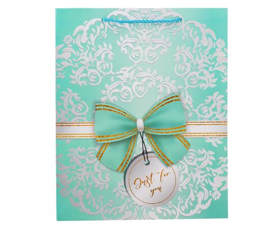 Подарочный пакет "Элегантный бант", 26*32 см * Рандомный выбор дизайна, изображение 5 ᐒ купить на  ❤ Like7km.com.ua