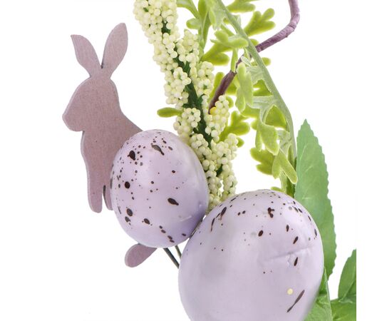 Декоративная веточка "Пасхальные крашанки", 24 см, изображение 2 ᐒ купить на  ❤ Like7km.com.ua