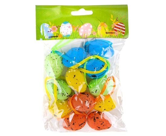 Набор мини пасхальных яиц "Яркие яички", 12 шт., изображение 2 ᐒ купить на  ❤ Like7km.com.ua