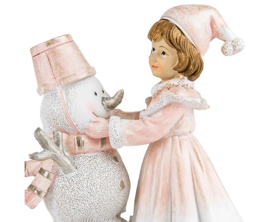 Статуэтка "Девочка со снеговиком", изображение 2 ᐒ купить на  ❤ Like7km.com.ua