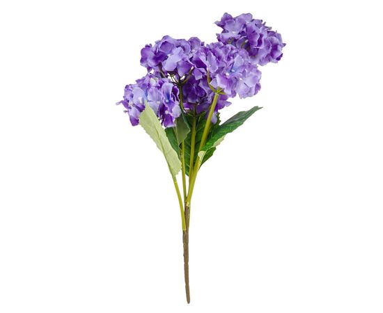 Букет гортензий, 5 бутонов, сиреневый, 52 см, изображение 2 ᐒ купить на  ❤ Like7km.com.ua