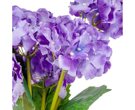 Букет гортензий, 5 бутонов, сиреневый, 52 см, изображение 3 ᐒ купить на  ❤ Like7km.com.ua