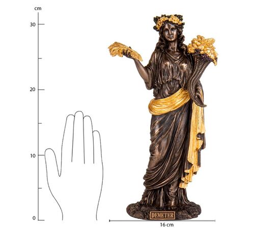 Статуэтка "Деметра" (30 см) VERONESE, изображение 7 ᐒ купить на  ❤ Like7km.com.ua