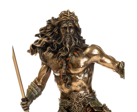 Статуэтка "Повелитель морей — Посейдон"  VERONESE, изображение 2 ᐒ купить на  ❤ Like7km.com.ua