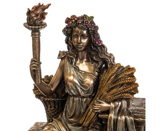 Статуэтка "Деметра на троне" 22 см VERONESE, изображение 2 ᐒ купить на  ❤ Like7km.com.ua