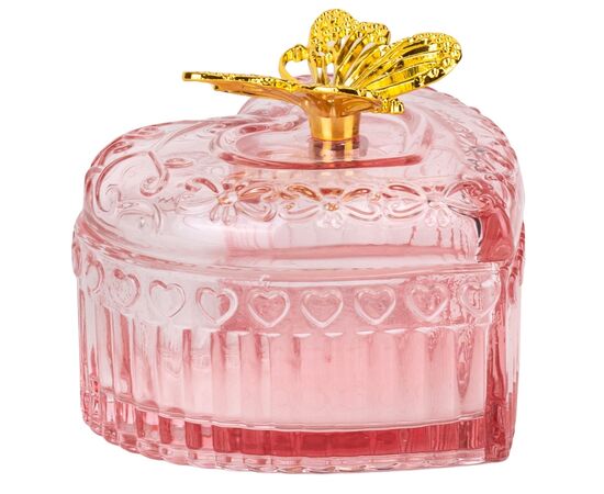 Емкость для хранения "Романтическая душа", розовая, 8,5 см, изображение 2 ᐒ купить на  ❤ Like7km.com.ua