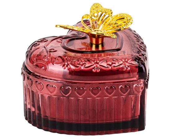 Емкость для хранения "Романтическая душа", бургунди, 8,5 см, изображение 2 ᐒ купить на  ❤ Like7km.com.ua