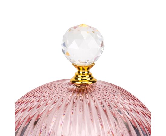 Емкость для хранения "Топаз", розовая, 16 см, изображение 2 ᐒ купить на  ❤ Like7km.com.ua