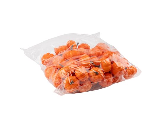 Декоративная тыква "Теплые краски", оранжевая, 6 см, изображение 3 ᐒ купить на  ❤ Like7km.com.ua