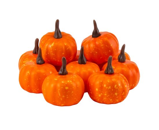 Декоративная тыква "Урожай", оранжевая, 5 см, изображение 2 ᐒ купить на  ❤ Like7km.com.ua