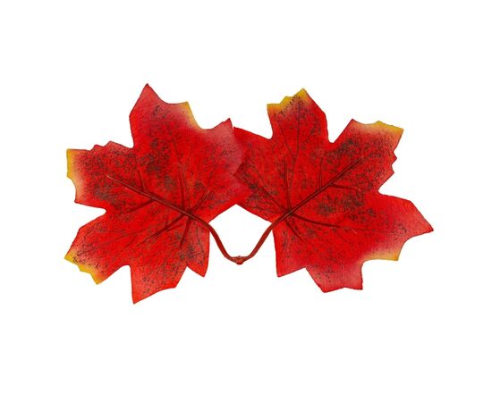 Искусственные кленовые листья "Золотая осень", красные, 250 г, изображение 3 ᐒ купить на  ❤ Like7km.com.ua