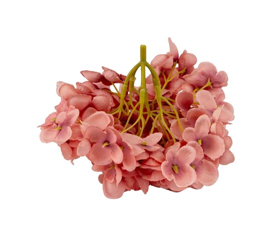 Головка гортензии мелкоцветная, розовая, 14 см, изображение 3 ᐒ купить на  ❤ Like7km.com.ua