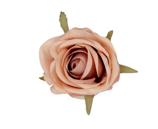 Головка розы, светло-розовая, 6,5 см, изображение 2 ᐒ купить на  ❤ Like7km.com.ua