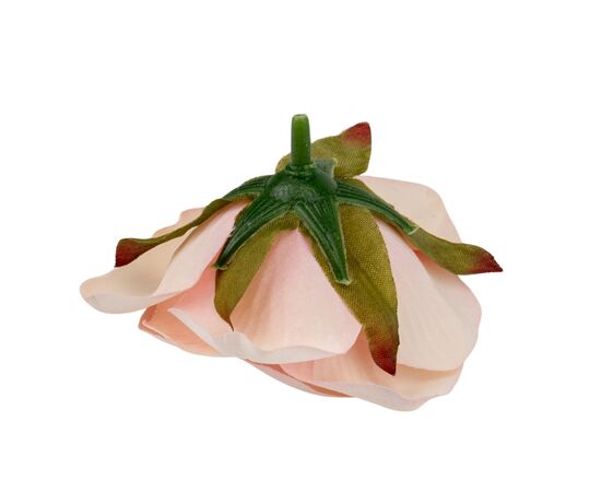 Головка розы, светло-розовая, 7,5 см, изображение 3 ᐒ купить на  ❤ Like7km.com.ua