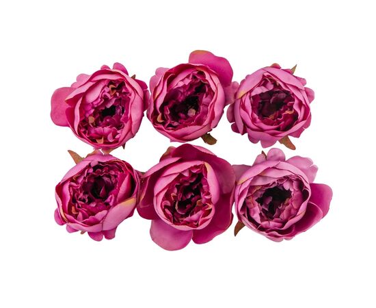 Головка пионообразной розы, сиреневая, 9 см, изображение 2 ᐒ купить на  ❤ Like7km.com.ua