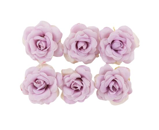 Головка розы, светло-сиреневая, 5 см, изображение 2 ᐒ купить на  ❤ Like7km.com.ua