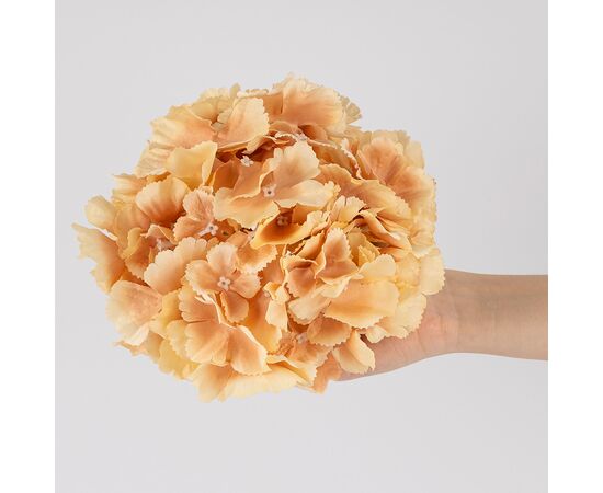 Головка гортензии, оранжевая, 20 см, изображение 4 ᐒ купить на  ❤ Like7km.com.ua